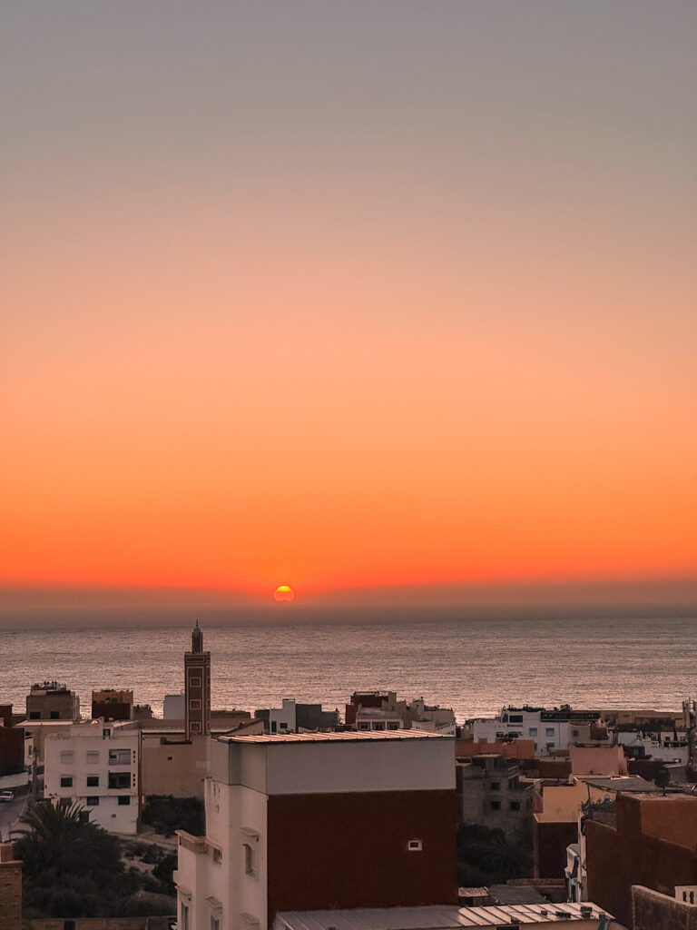 Coucher de soleil à Tamraght