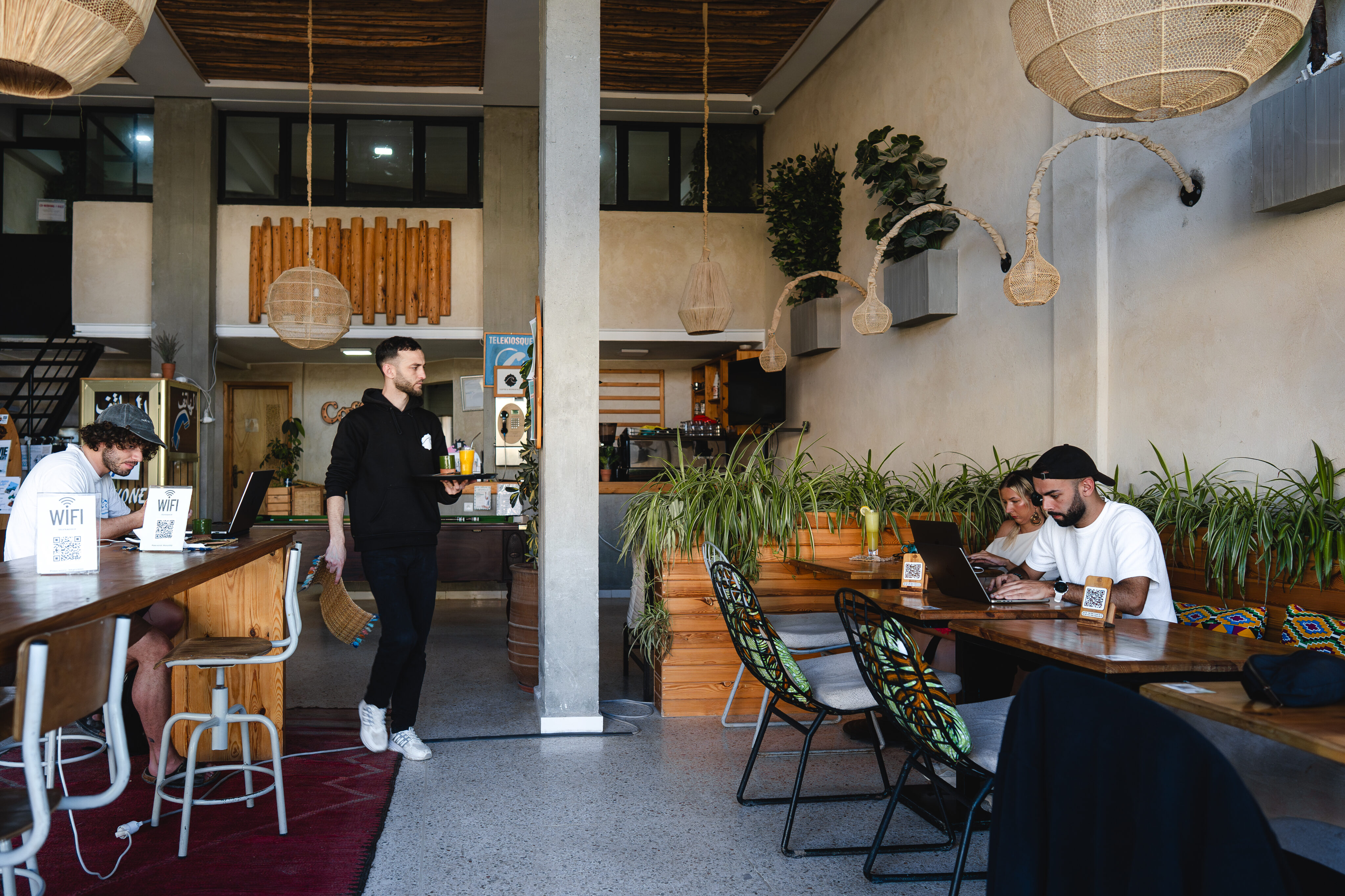 Espace coworking Manzili face à l’océan