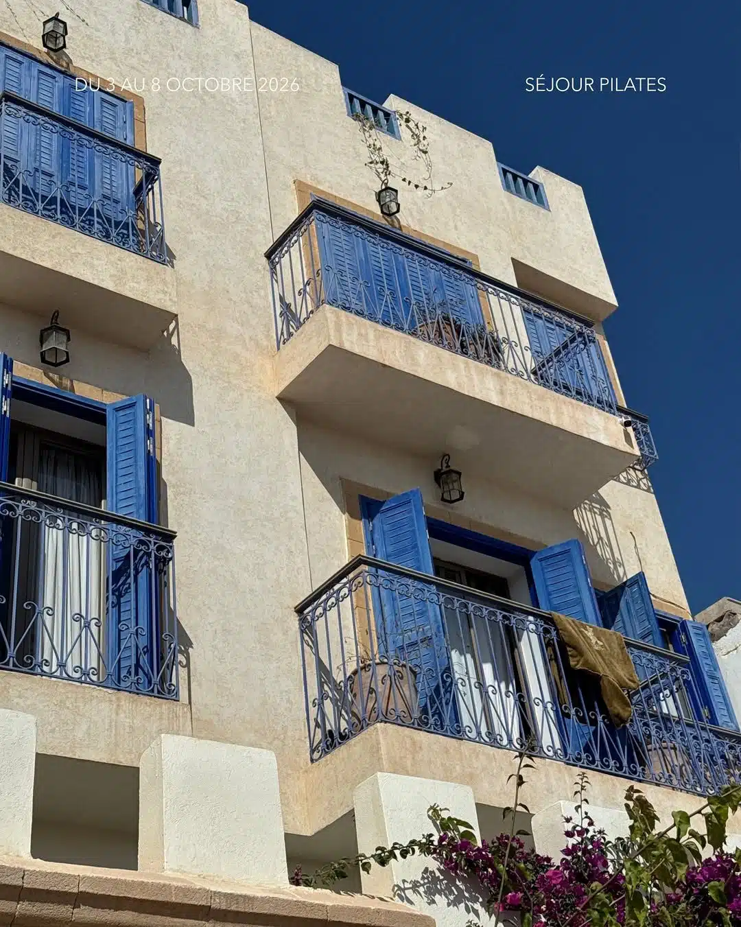 SÉJOUR PILATES & SURF avec Marine - édition n°2 🍋 Tamraght, Maroc | 3–8 octobre 2026 Et si cet…